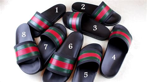 gucci slides v1|fake Gucci slides.